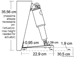 Kit flap Lenco Standard 305 x 610 mm 